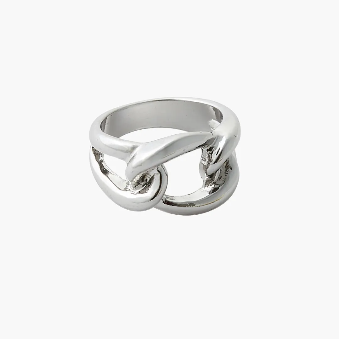 Cheap Bague noeud en métal - argenté Bagues