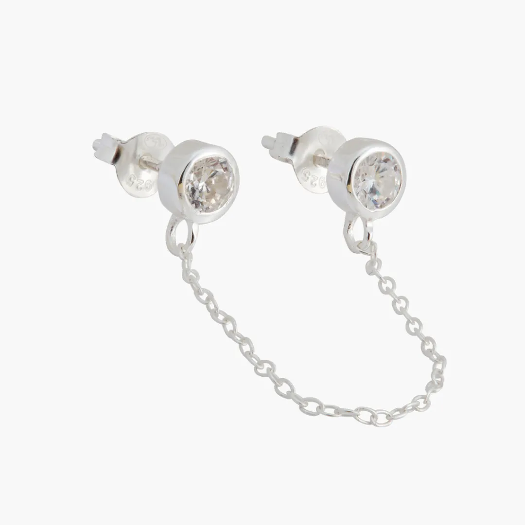 New Boucle d'oreilles chaine Argent Garanti Boucles D'Oreilles | Boucles D'Oreilles