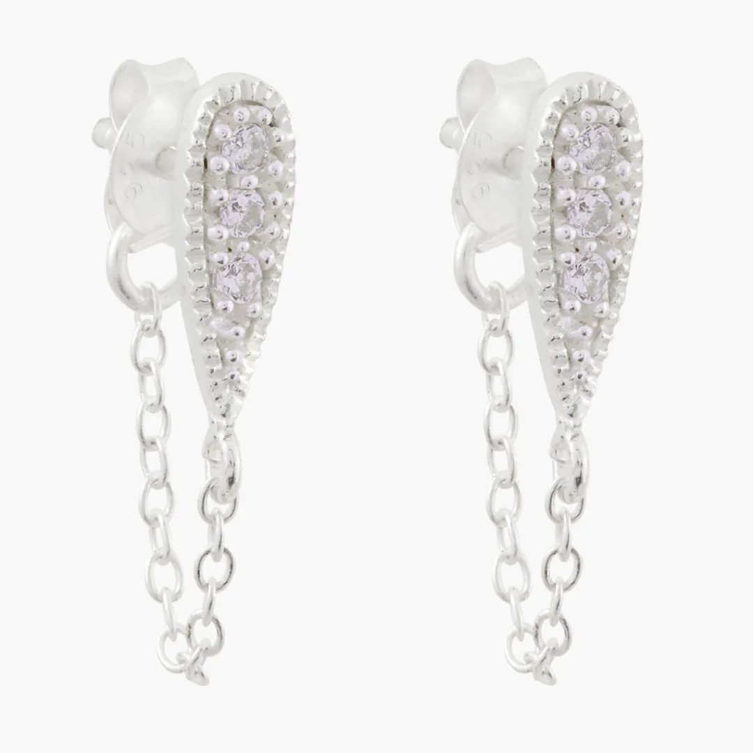 New Boucles d'oreilles zirconium Argent Garanti Boucles D'Oreilles | Boucles D'Oreilles