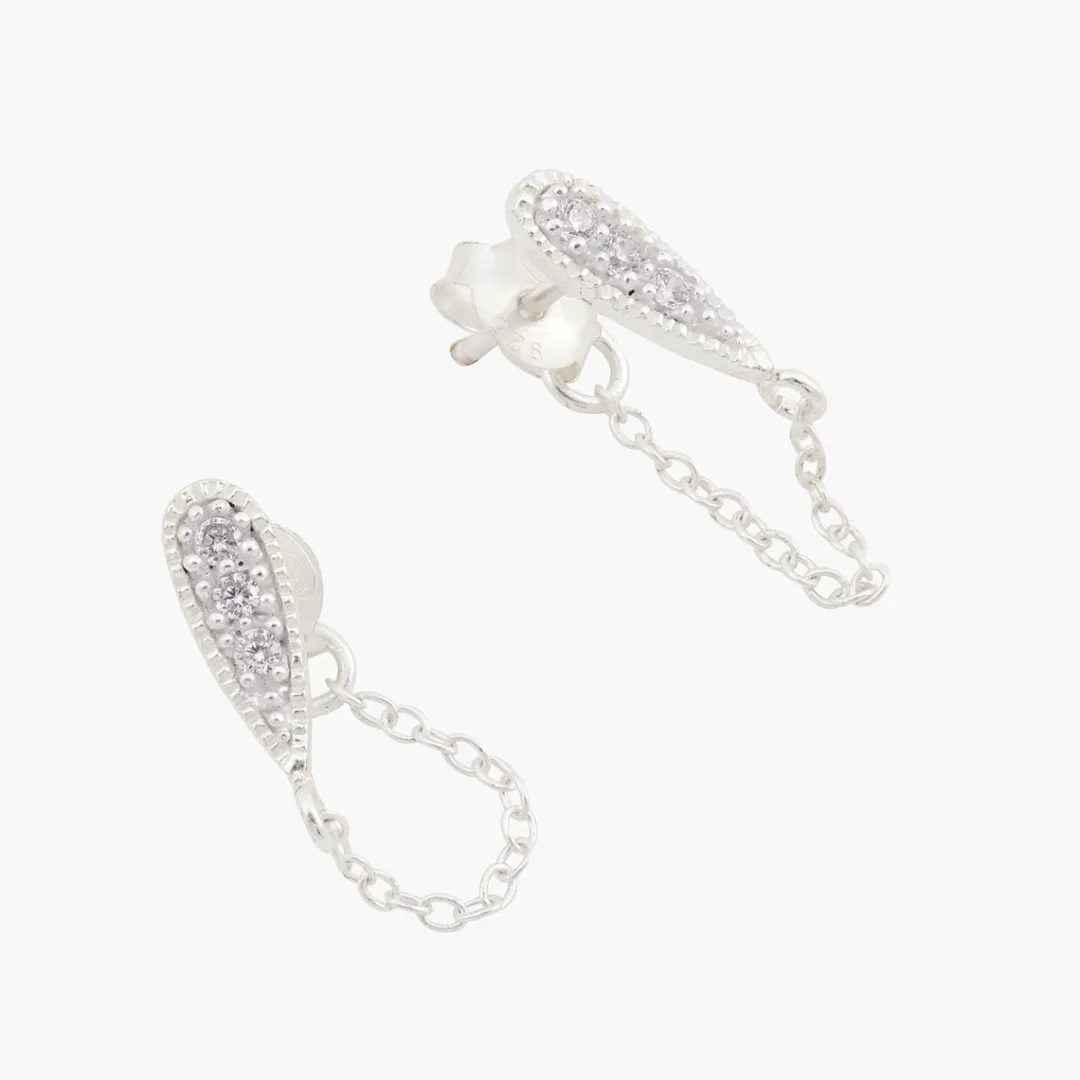 New Boucles d'oreilles zirconium Argent Garanti Boucles D'Oreilles | Boucles D'Oreilles