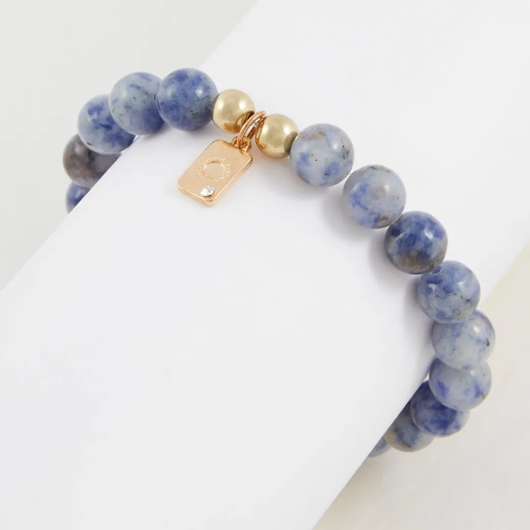 Cheap Bracelet perles de Sodalite Bracelets