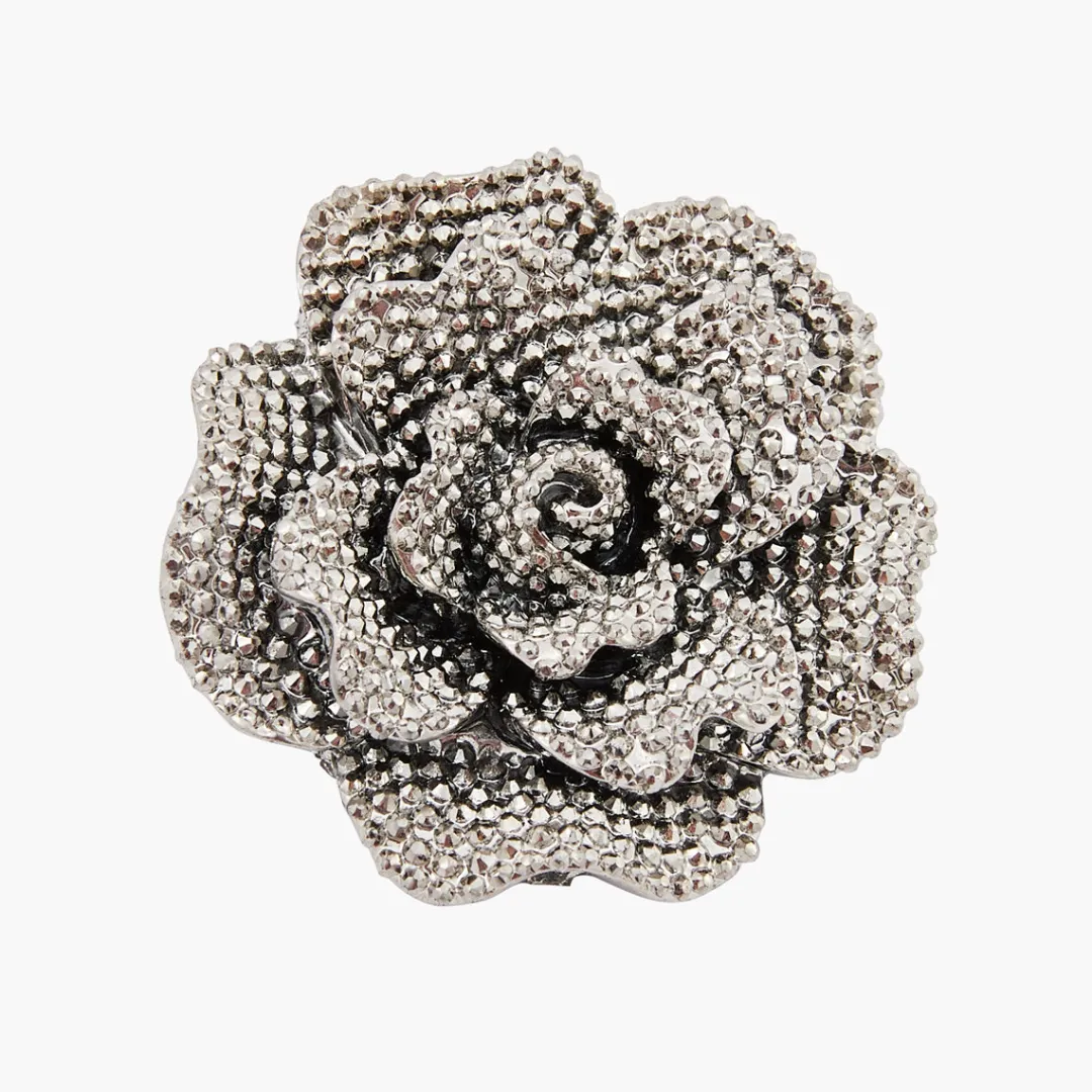 Discount Broche fleur à strass Broches