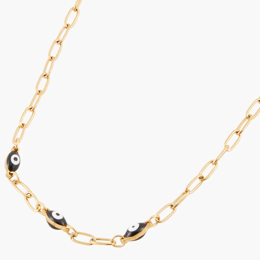 Best Sale Collier acier inoxydable avec perles œil Colliers | Colliers