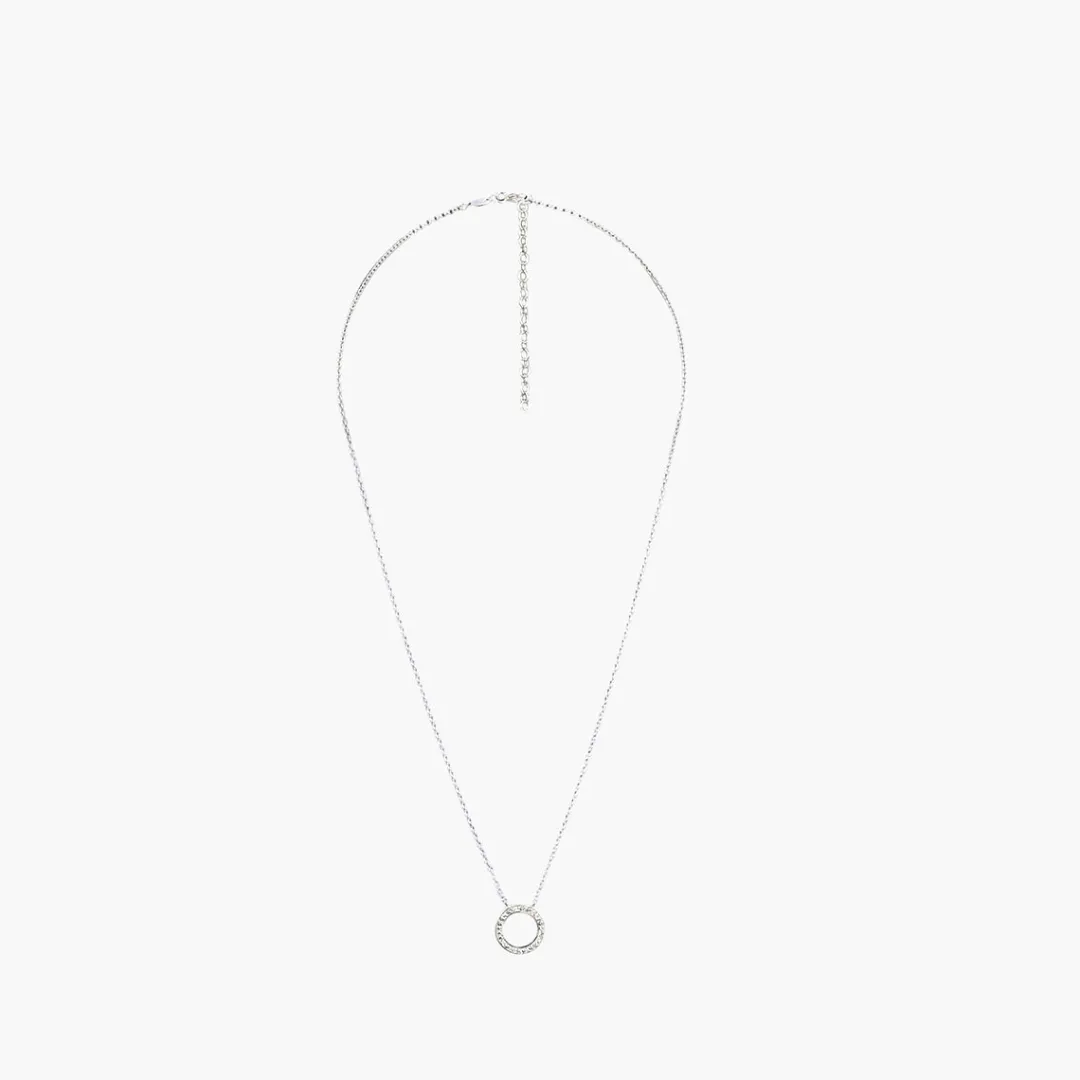 New Collier cercle strass Argent Garanti Colliers | Colliers