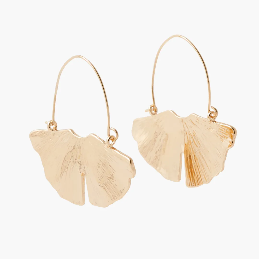 Outlet Créoles feuilles Boucles D'Oreilles