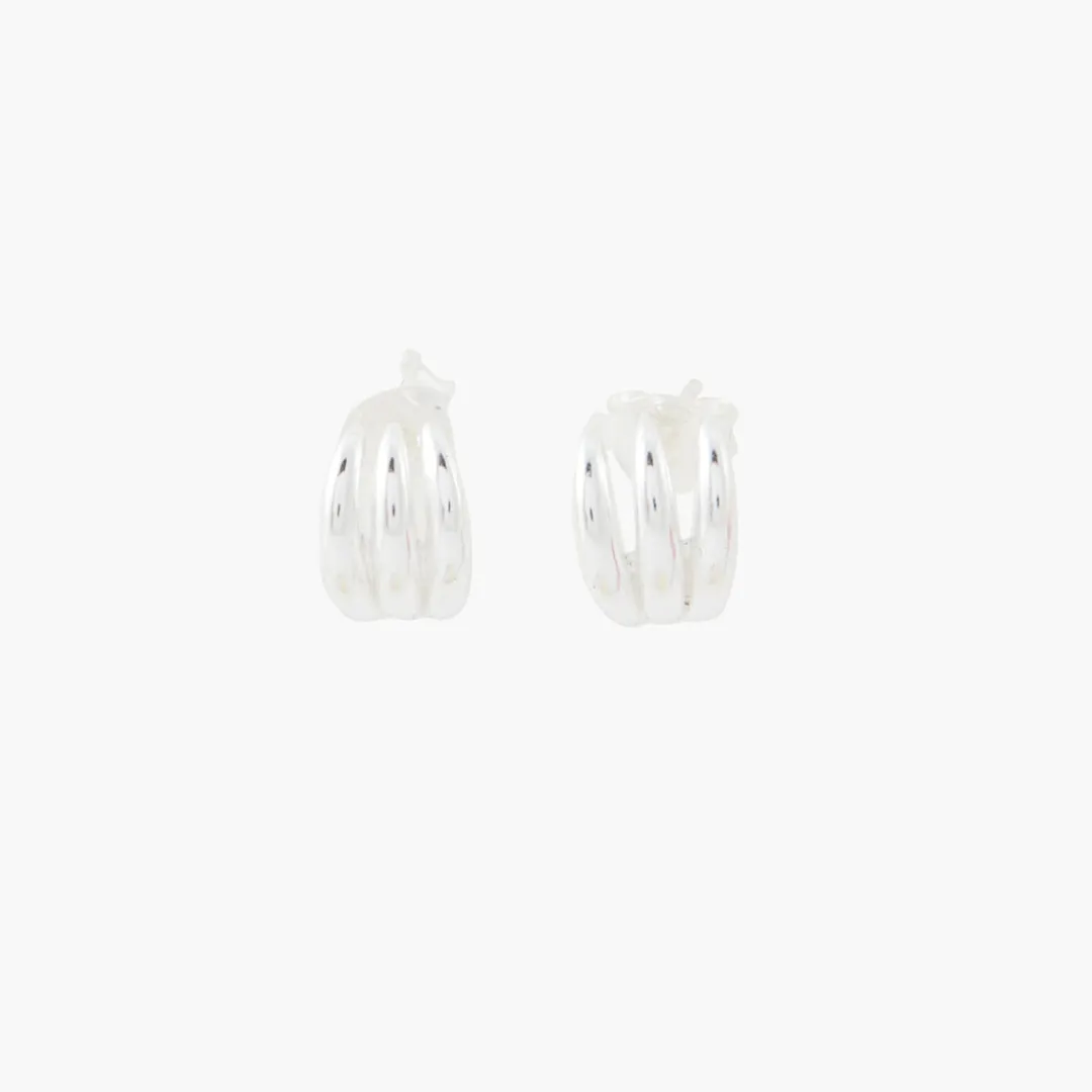 Hot Demi créoles argent garanti Boucles D'Oreilles | Boucles D'Oreilles