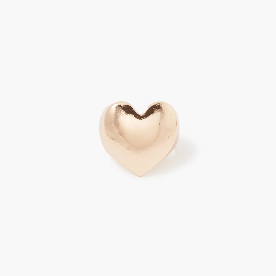 Store Grosse bague coeur Bagues