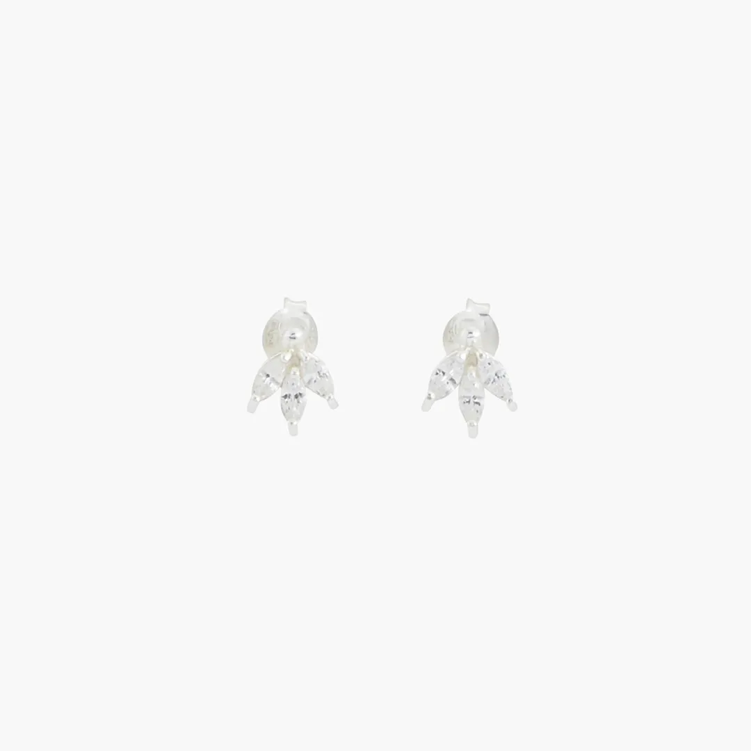 Fashion Puces d'oreilles fleurs Argent Garanti Boucles D'Oreilles | Boucles D'Oreilles