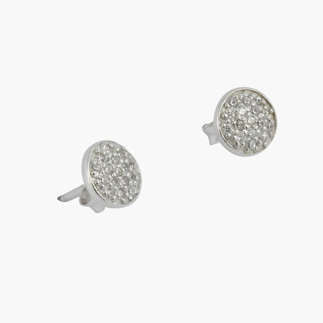 New Puces d'oreilles strass Argent Garanti Silver Idol Boucles D'Oreilles | Boucles D'Oreilles