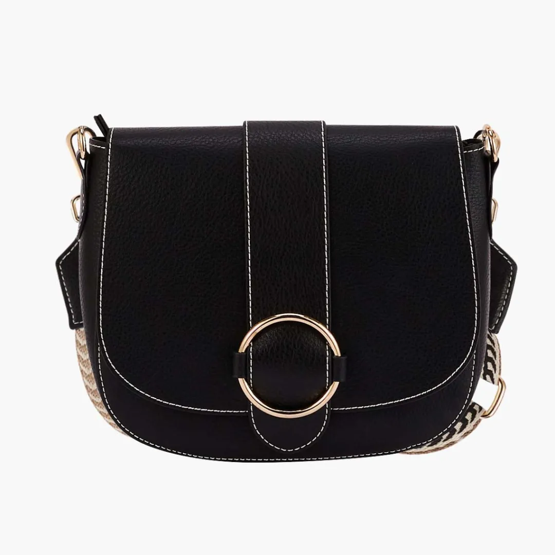 Best Sale Sac à bandoulière motif ethnique - noir Sacs À Bandoulière