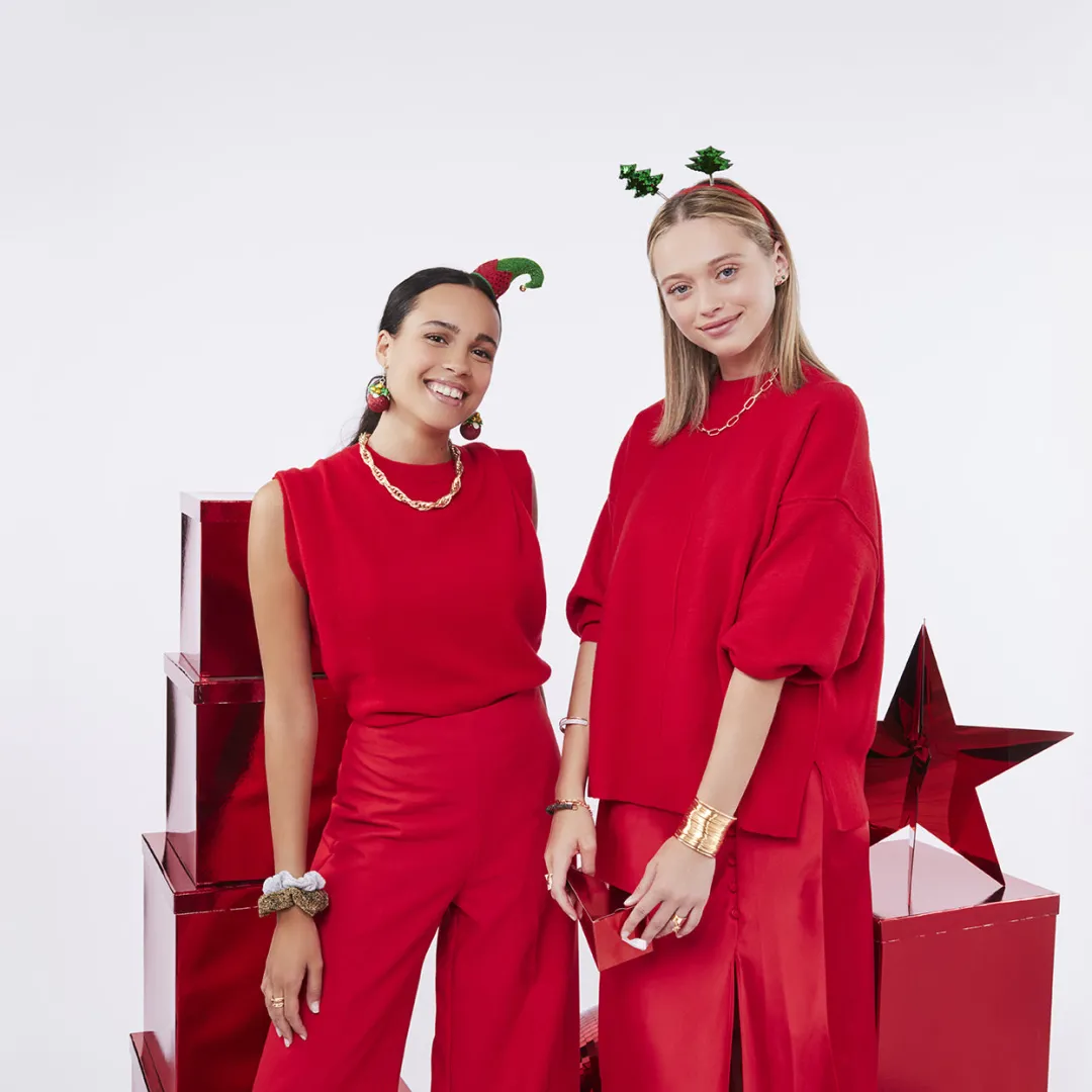 Best Sale Set de puces d'oreilles multicolore Xmas Party Boucles D'Oreilles